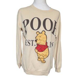 Y2K Disney Winnie The Pooh Sweatshirt 1966 Graphic  Pullover Crewneck Size S